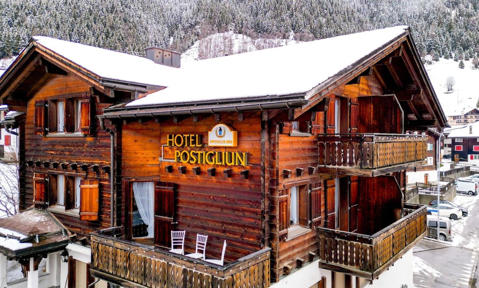 Hotel Postigliun Sedrun 24-7 Self-Checkin Exterior foto